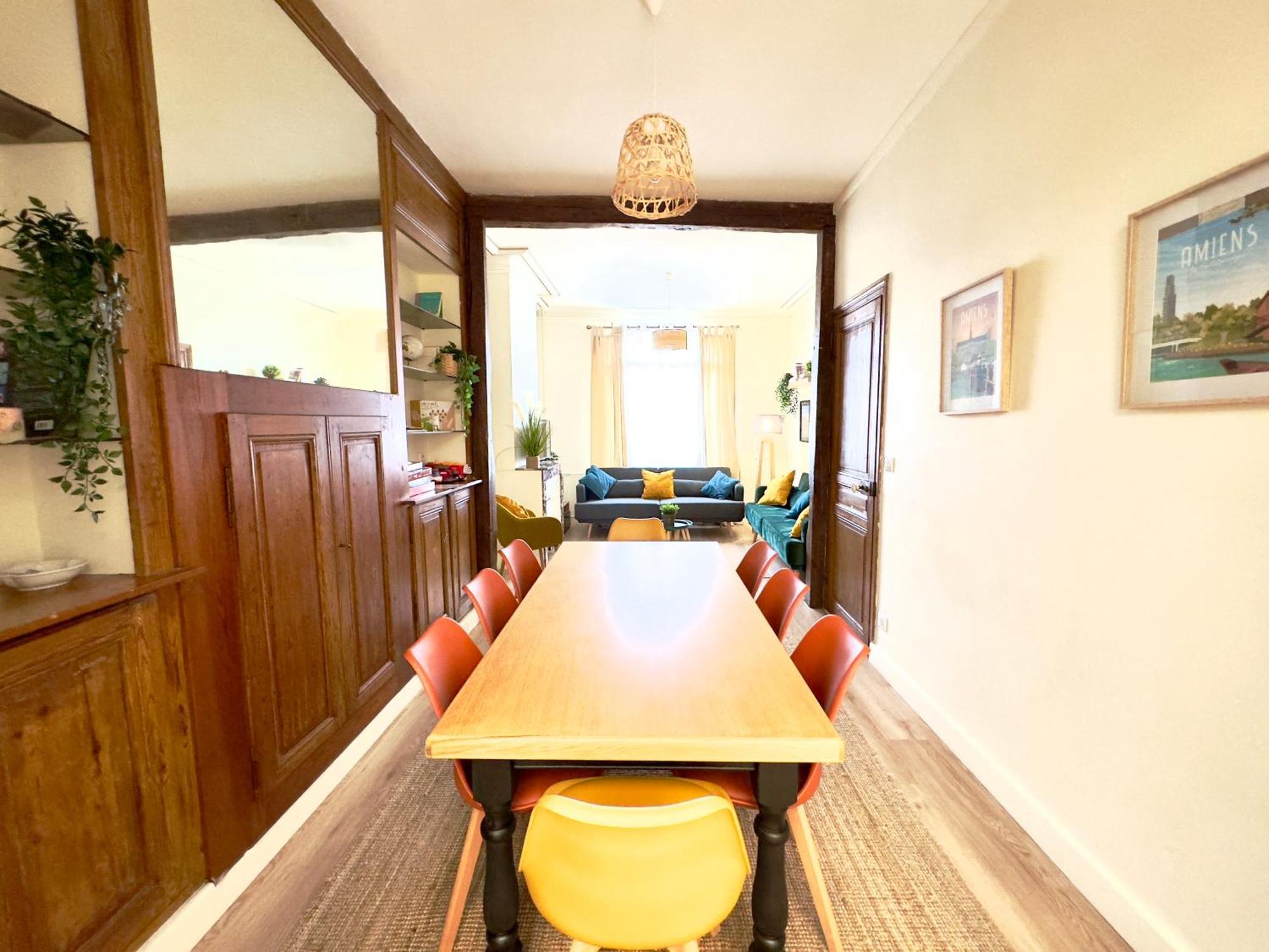 4 Chambres - Grande Maison - Parking - Jardin Амиен Екстериор снимка